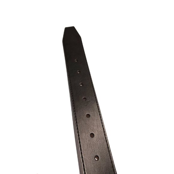 Steve Madden Women's Size Small Black Belt with Silver Buckle - Picture 7 of 9